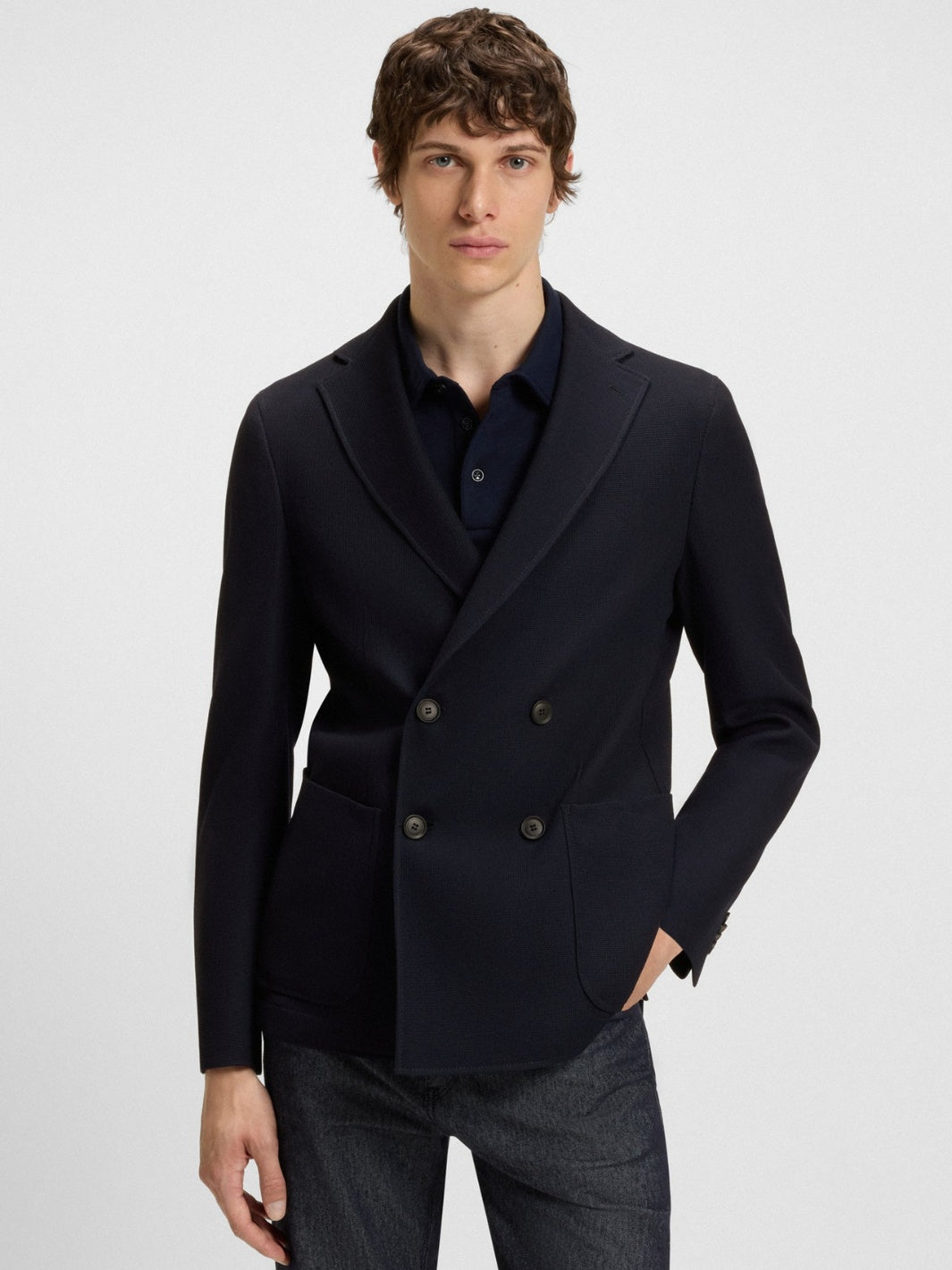 SLIM FIT WOOL JACKET