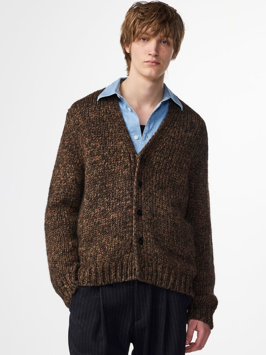 OSKY CARDIGAN Brun