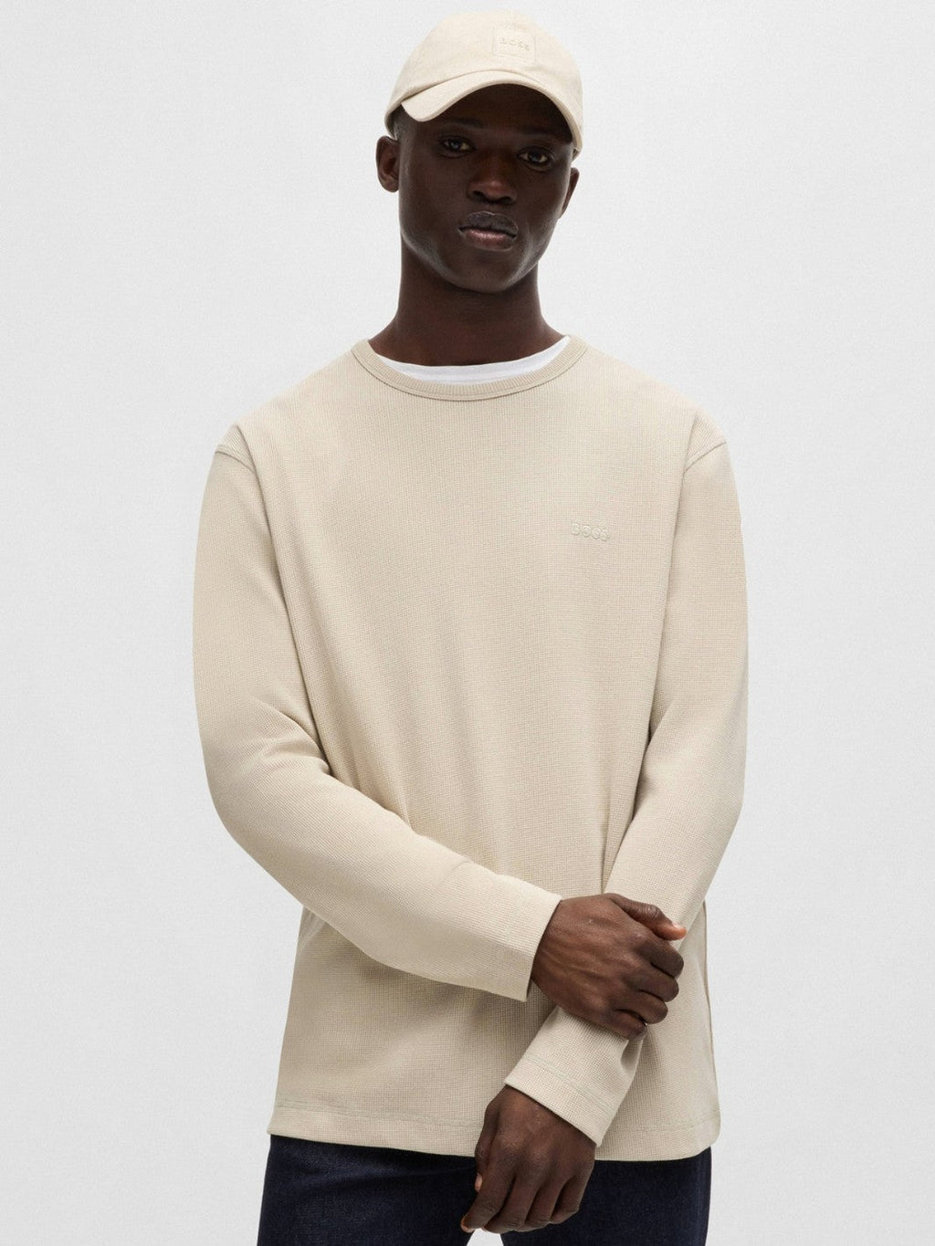 REGULAR-FIT COTTON-BLEND SWEATER