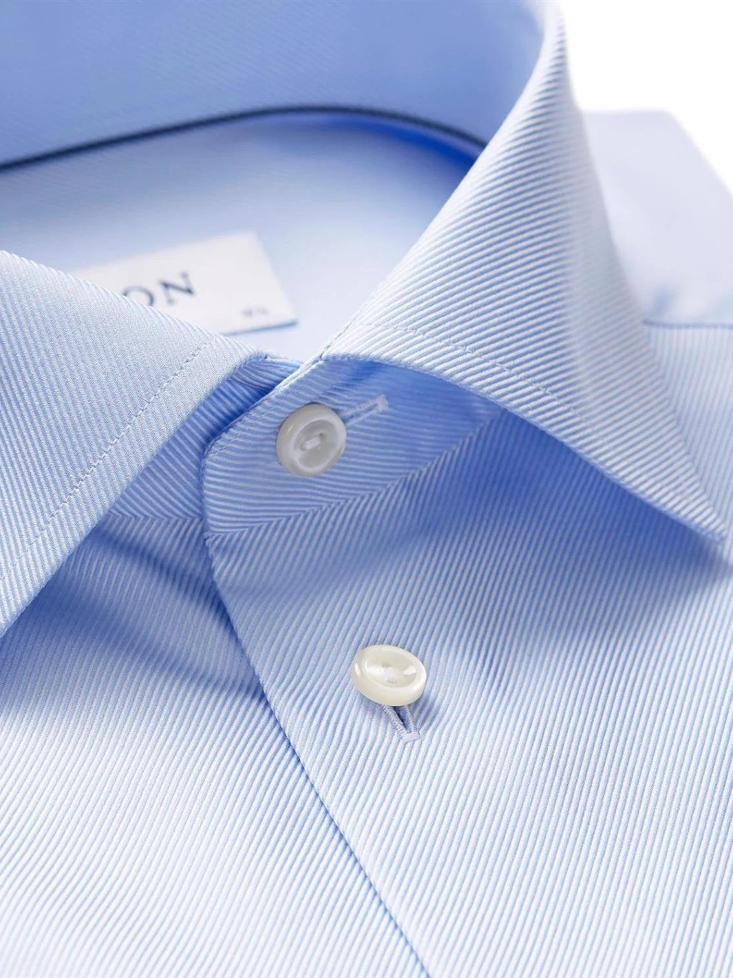 SLIM FIT TEXTURED TWILL SKJORTE