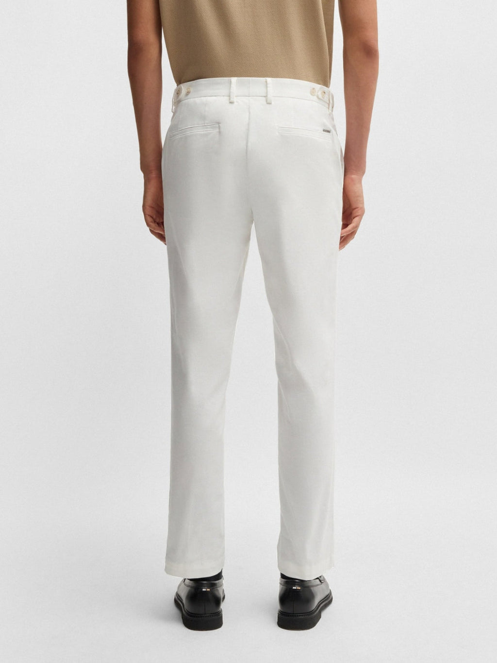 STRETCH-COTTON TROUSERS