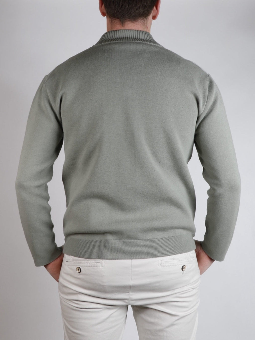 KNITTED AND SUEDE JACKED