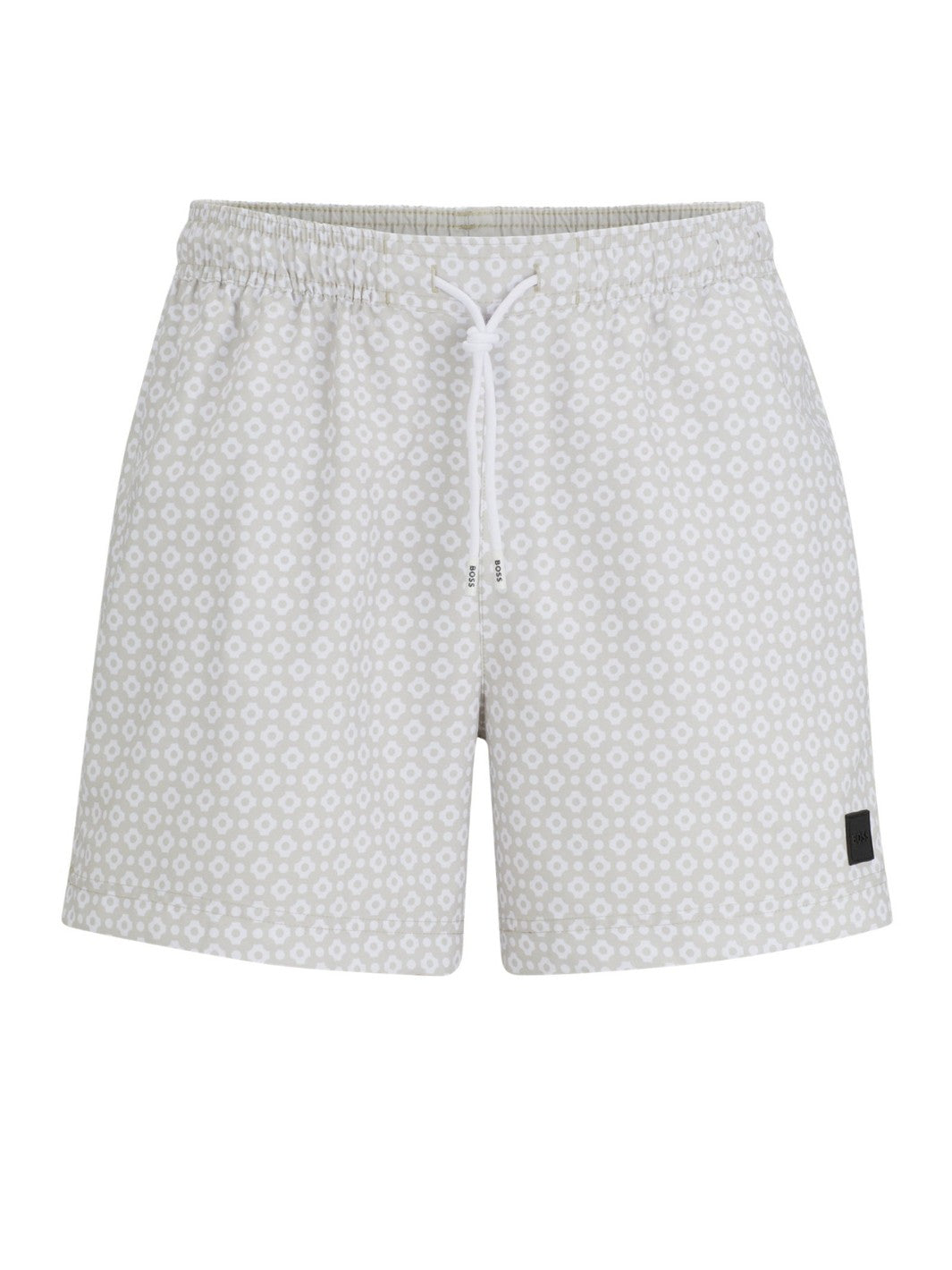MICRO-PRINT QUICK-DRYING SWIM SHORTS
