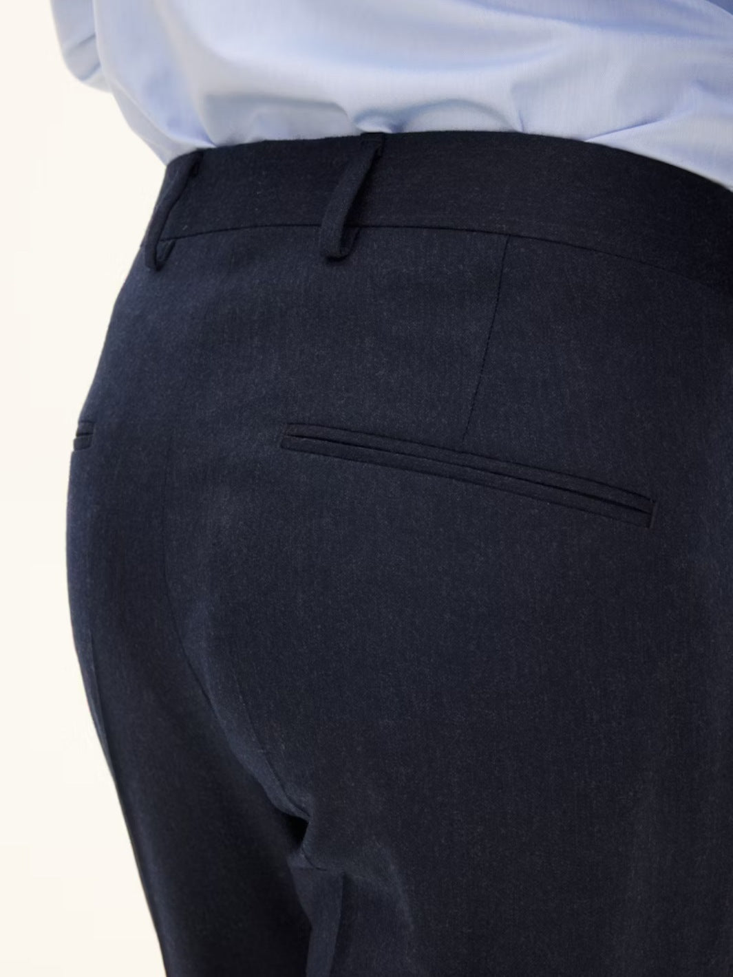 SLIM FIT FLANNEL SUIT PANTS