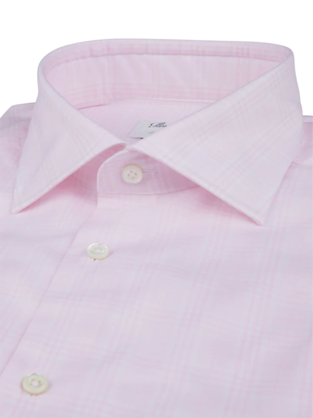 FITTED BODY CHECKED STRETCH SHIRT