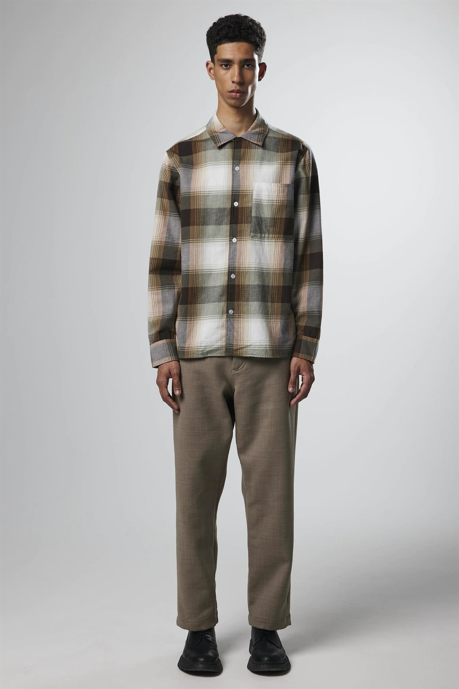 JULIO 5291 REGULAR COTTON CHECKERED OVERSHIRT