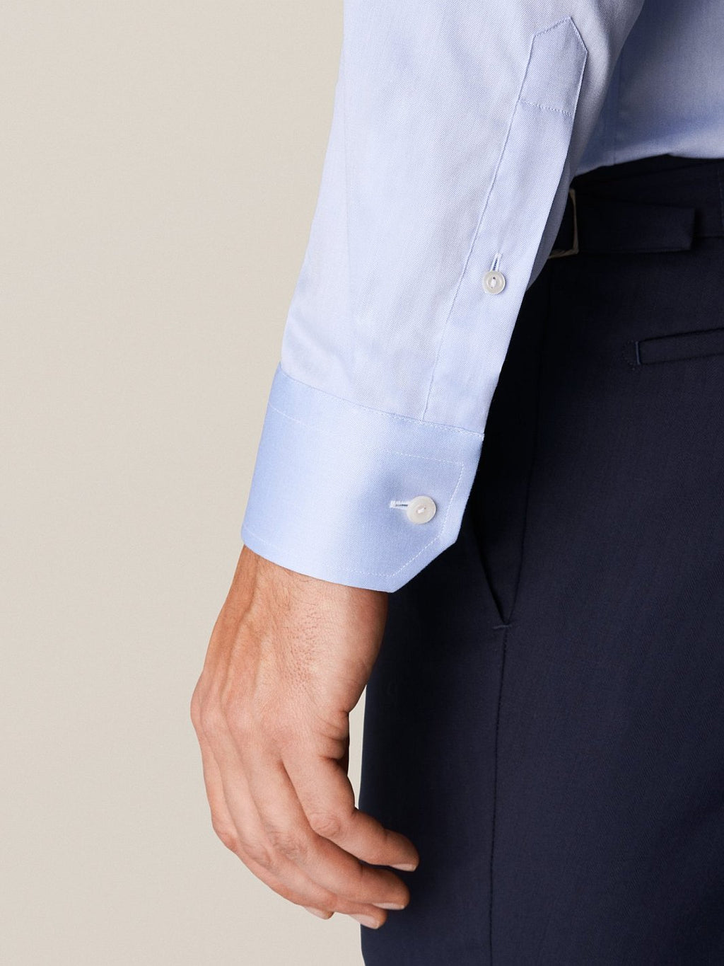 SUPER SLIM SIGNATURE TWILL SKJORTE