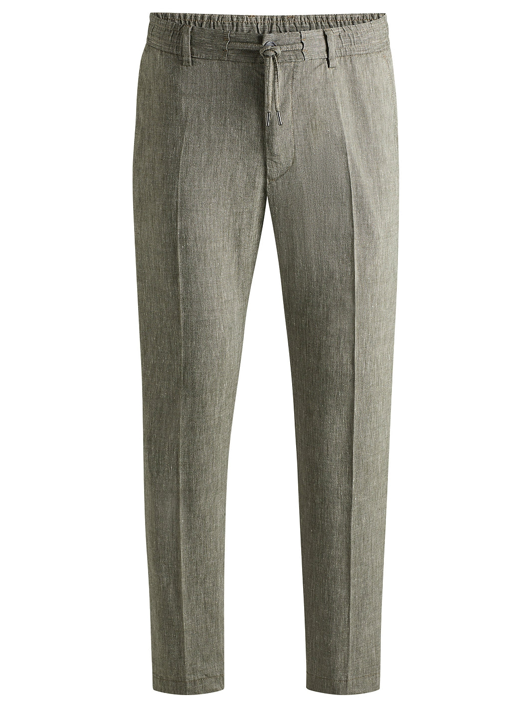 LINEN BLEND TROUSERS