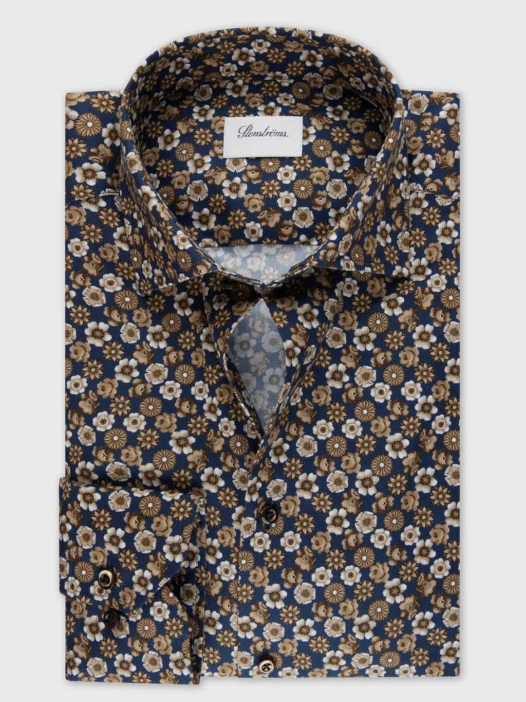 FITTED BODY FLORAL OXFORD SHIRT