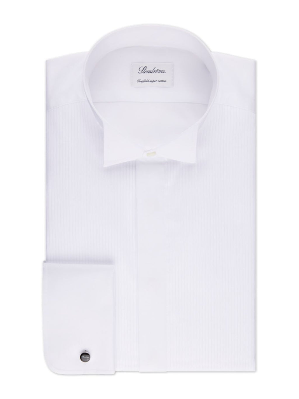 FITTED BODY SMOKINGSKJORTE MED KNEKK