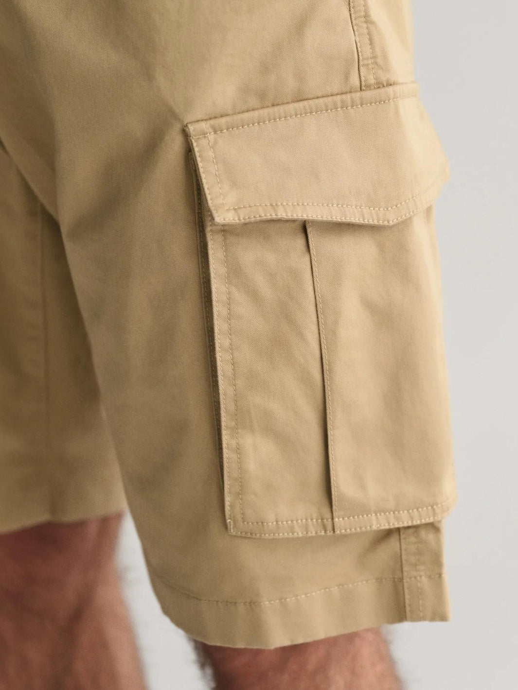 RELAXED TWILL CARGO SHORTS