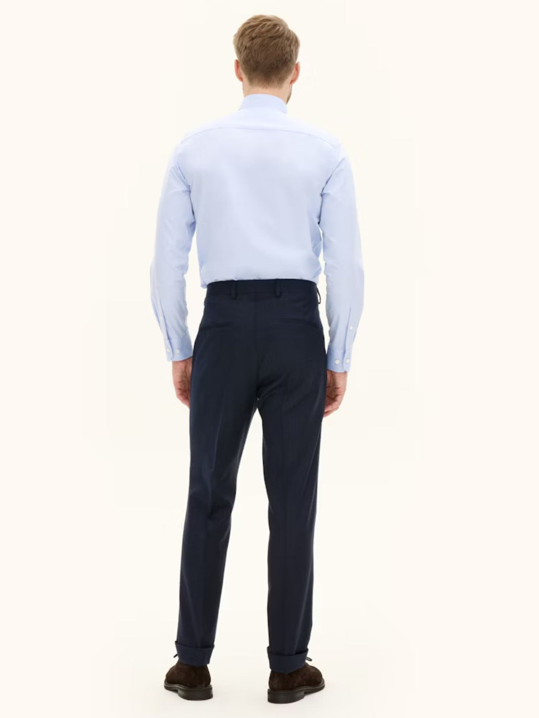 SLIM FIT FLANNEL SUIT PANTS