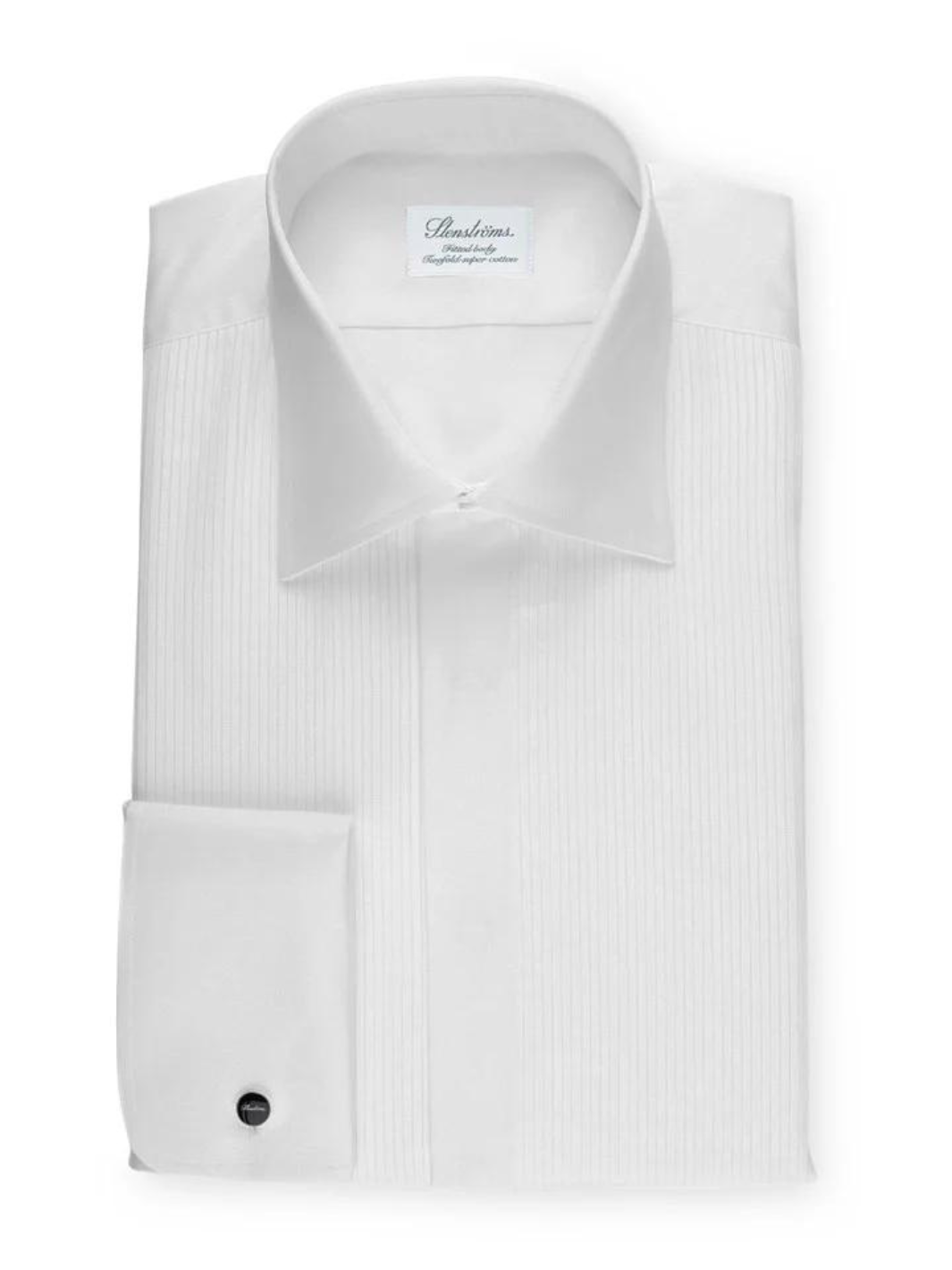 FITTED BODY SMOKINGSKJORTE MED VANLIG KRAGE