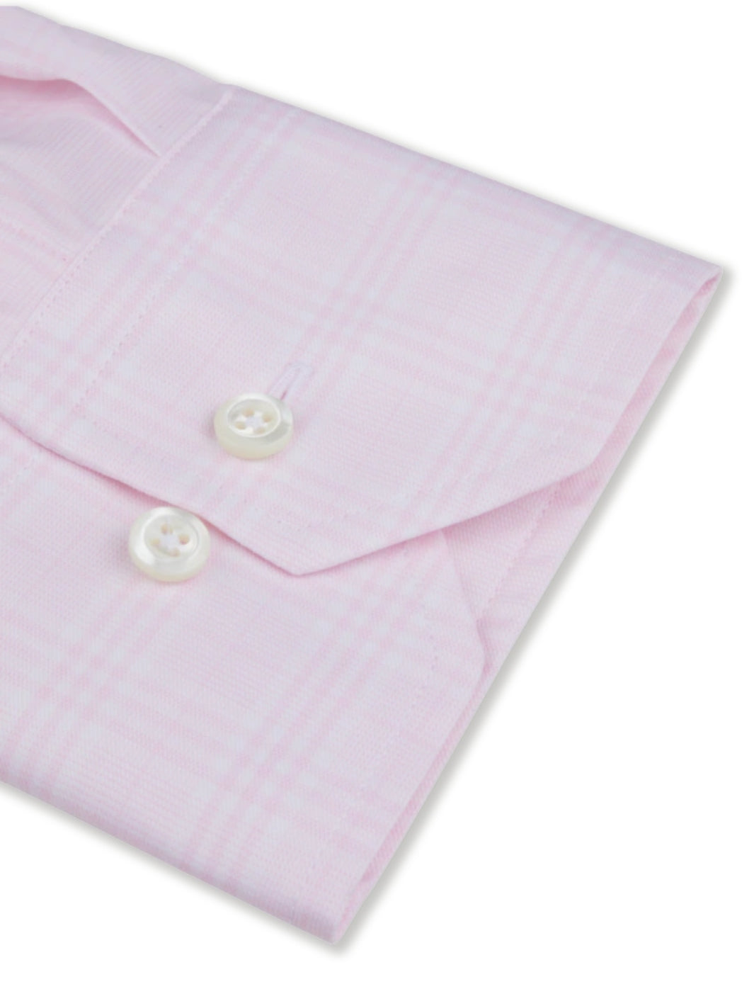 FITTED BODY CHECKED STRETCH SHIRT