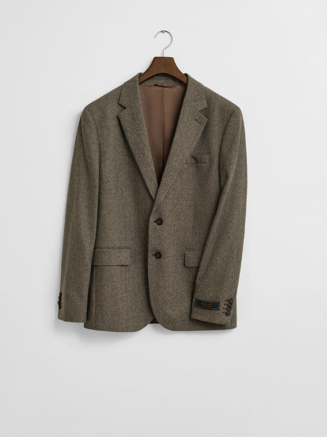 FLANNEL H.BONE SUIT JACKET