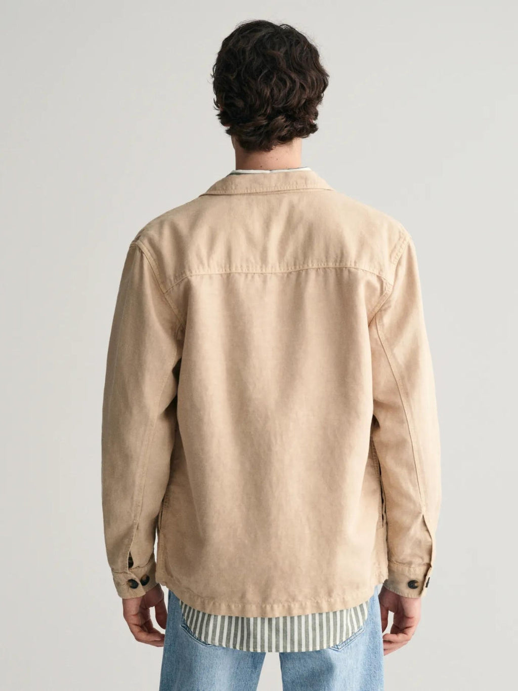 TWILL LINEN OVERSHIRT