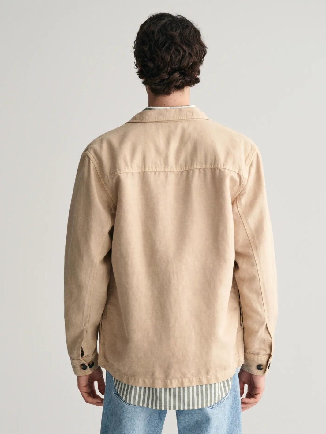 TWILL LINEN OVERSHIRT