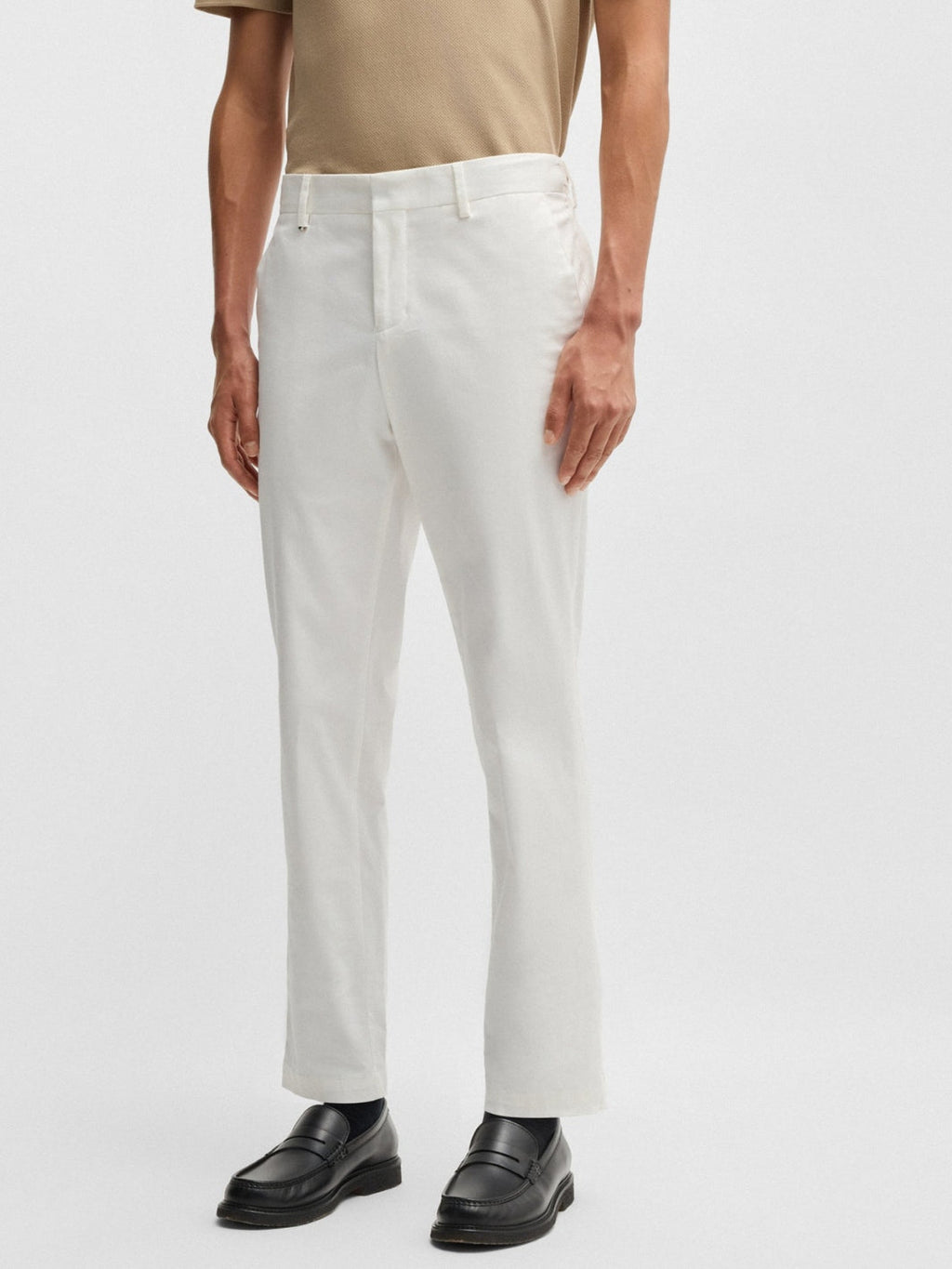STRETCH-COTTON TROUSERS