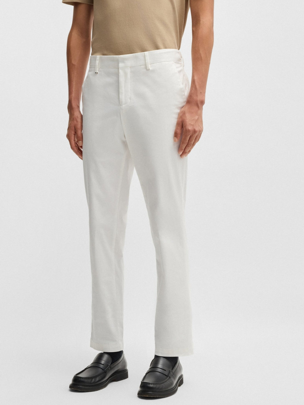 STRETCH-COTTON TROUSERS