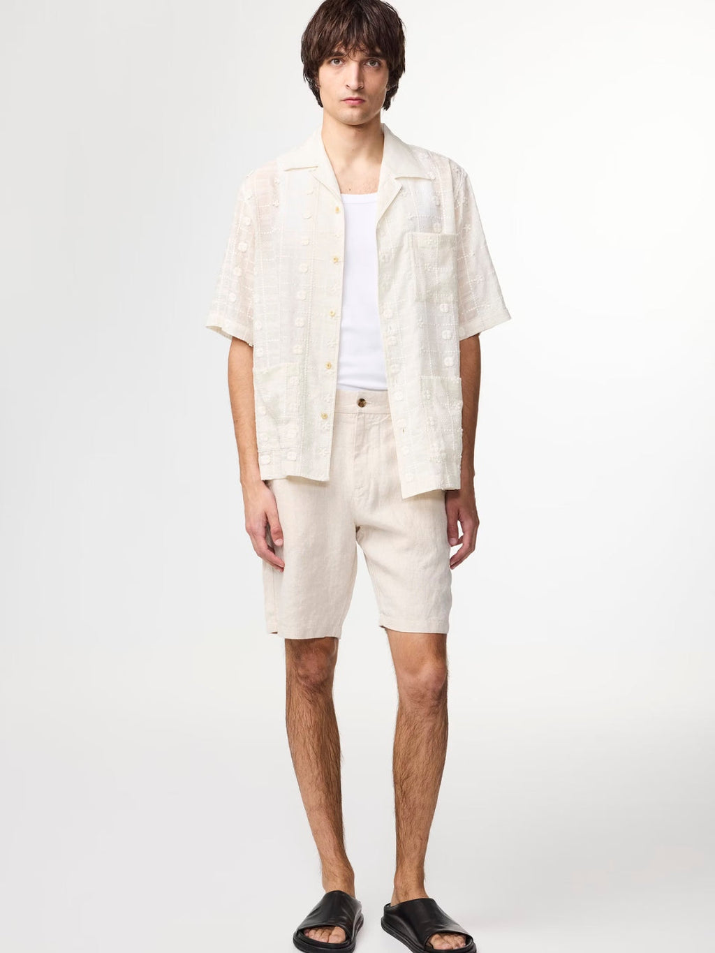 LINEN SHORTS