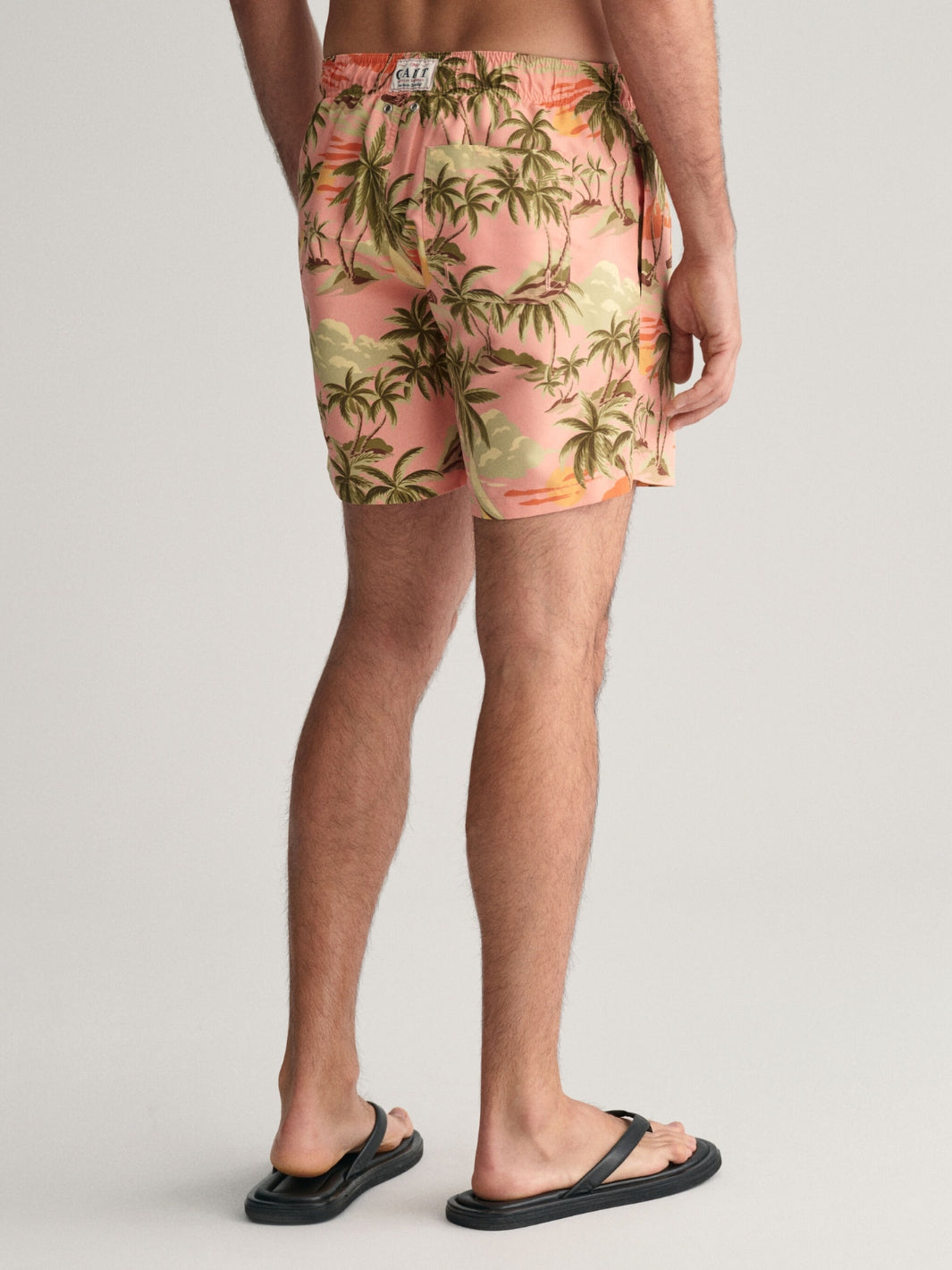 HAWAIIAN PRINT SWIM SHORTS