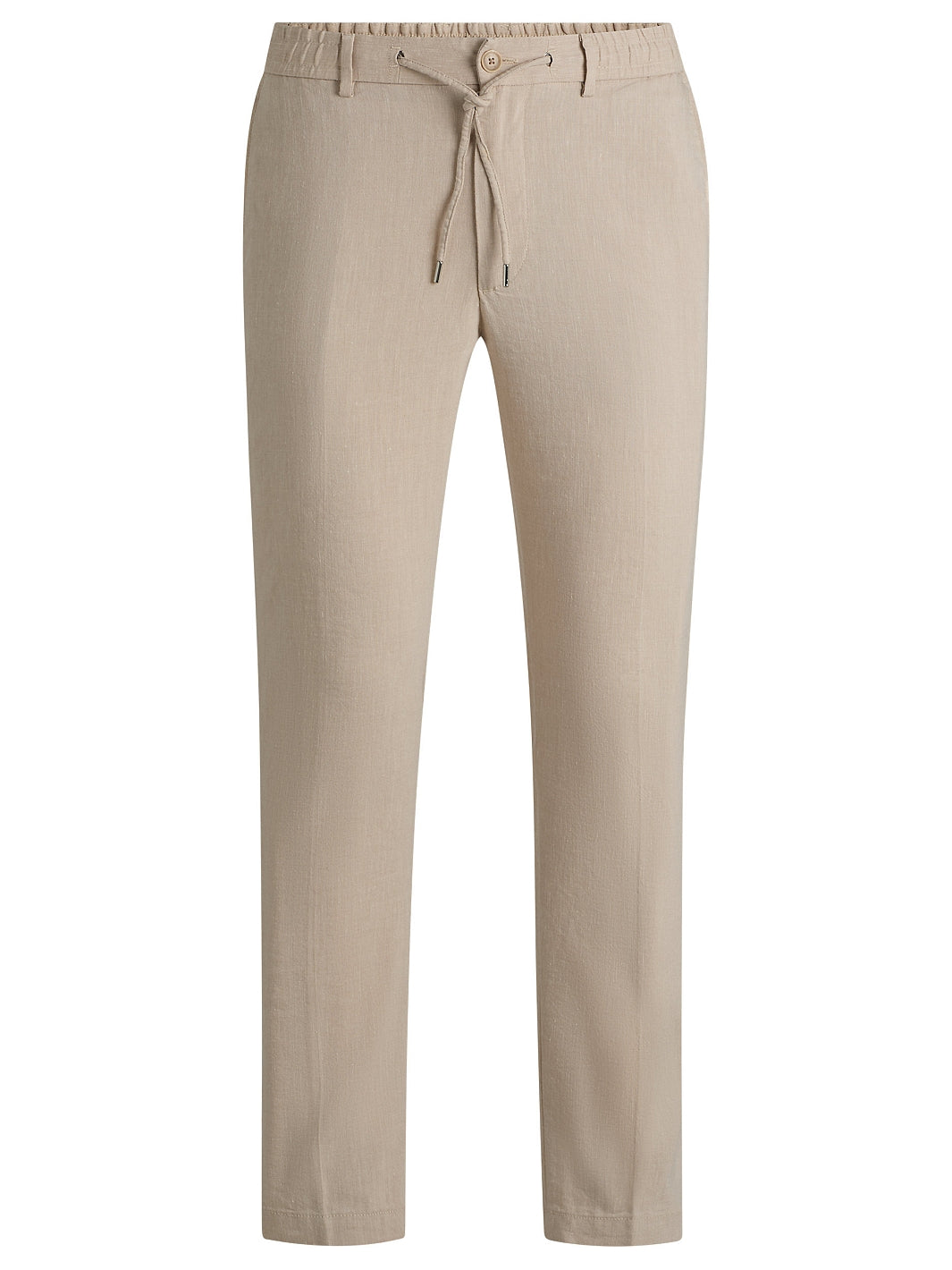 LINEN BLEND TROUSERS