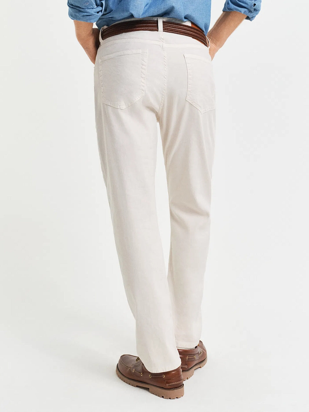 COTTON LINEN JEANS