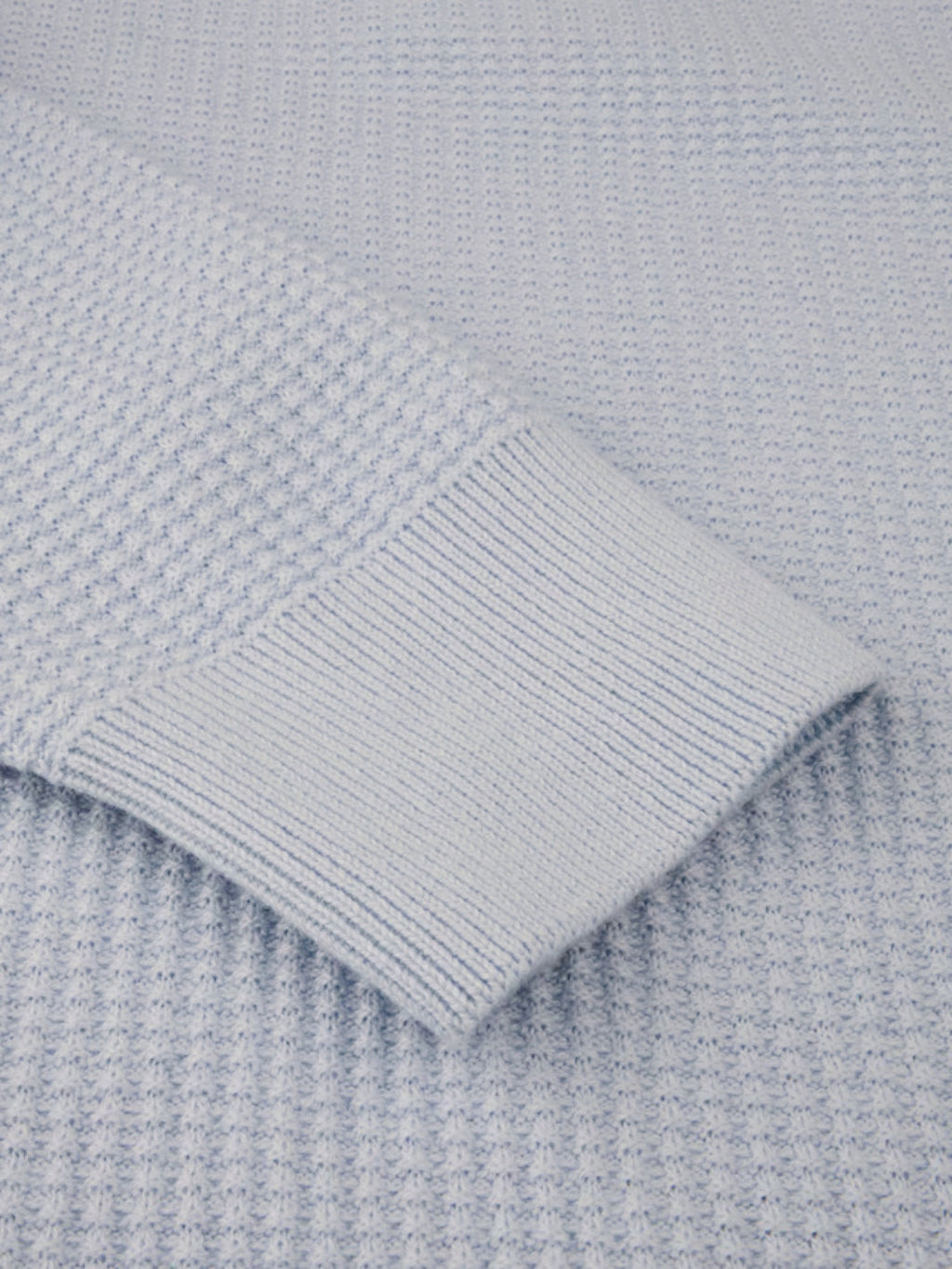 TEXTURED HALF-ZIP SWEATER