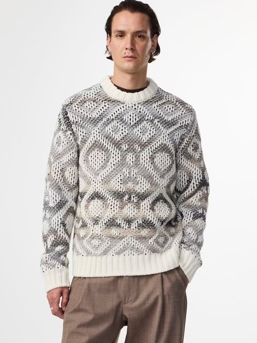 BRADY JACQUARD SWEATER