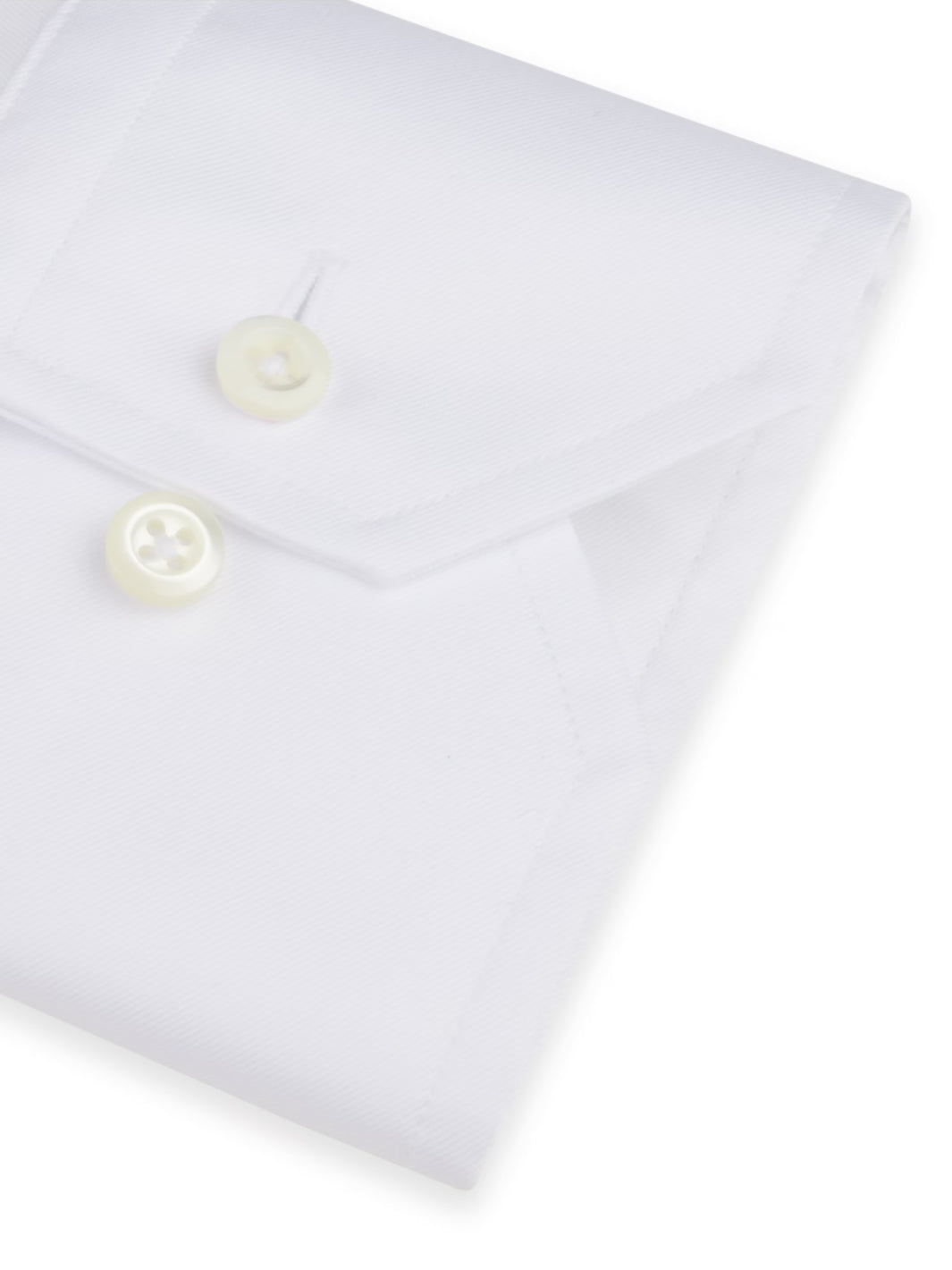 FITTED BODY WHITE TWILL SKJORTE