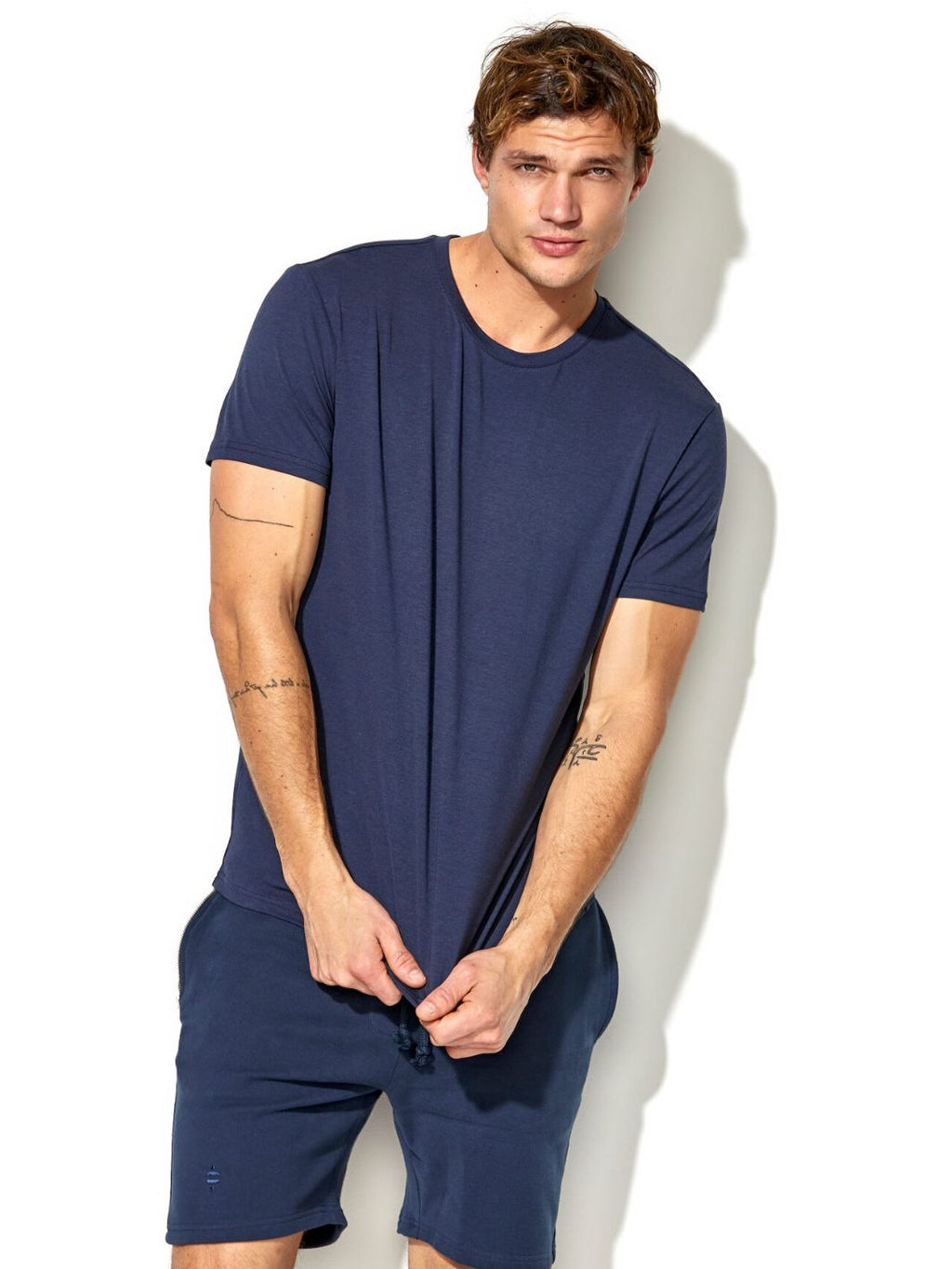 BAMBOO/COTTON CREW TEE