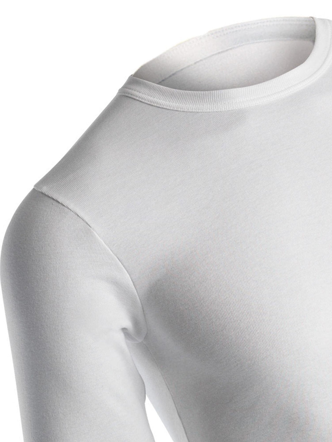 LANGERMET T-SKJORTE RIB, ØKOLOGISK BOMULL