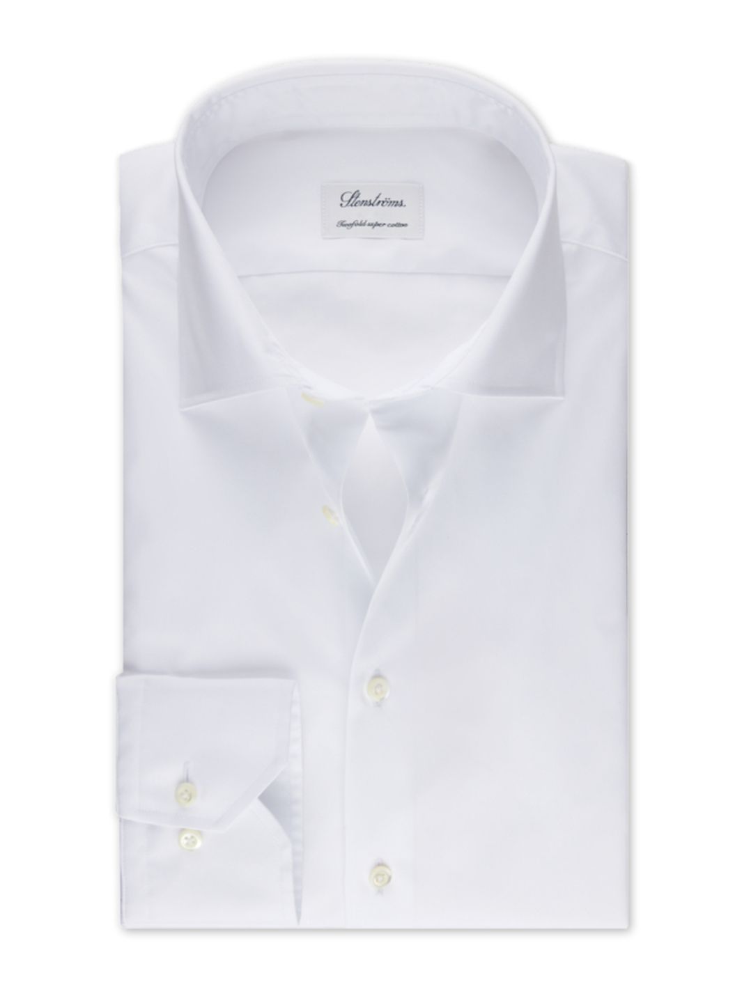 SLIMLINE WHITE TWILL SKJORTE XL-SLEEVES
