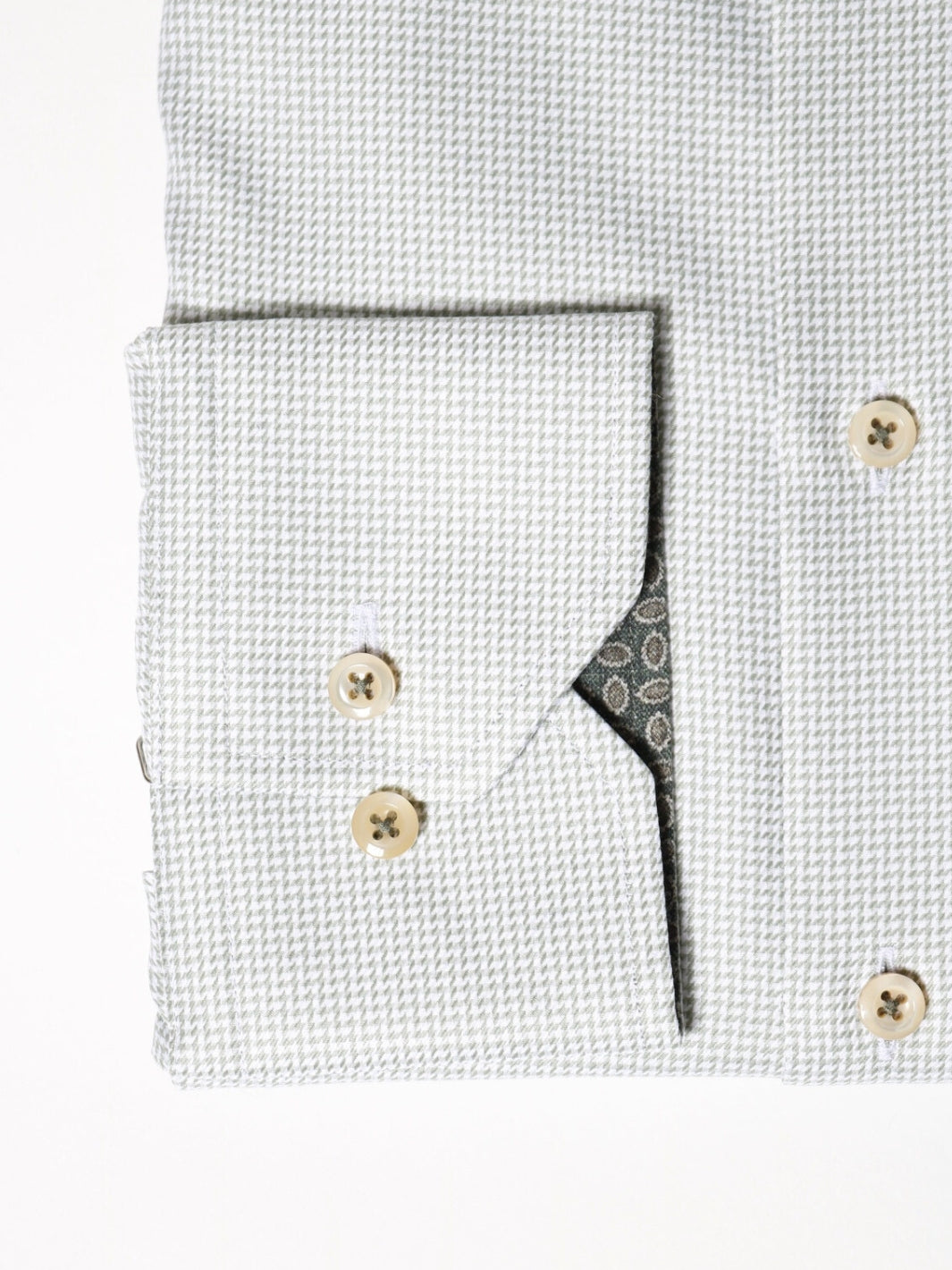 FITTED BODY HOUNDSTOOTH SHIRT