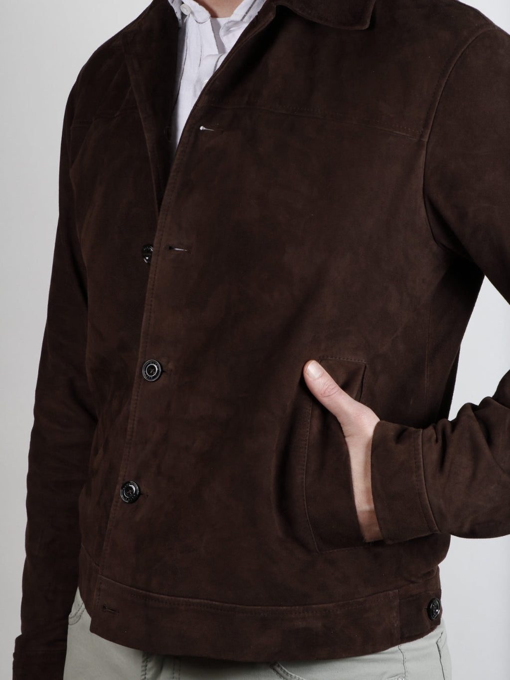 SUEDE LEATHER JACKET