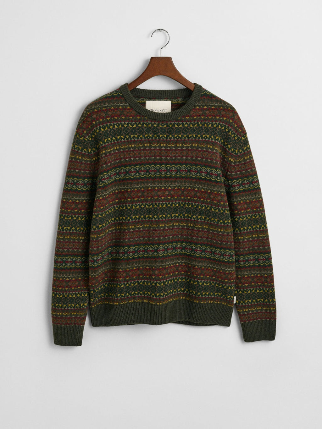 FAIR ISLE CREW NECK SWEATER