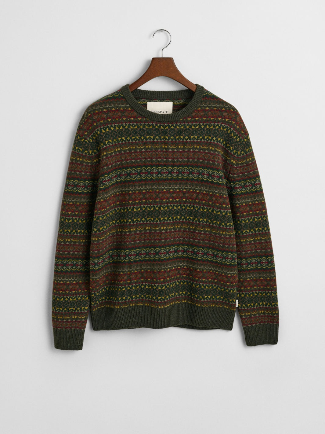 FAIR ISLE CREW NECK SWEATER