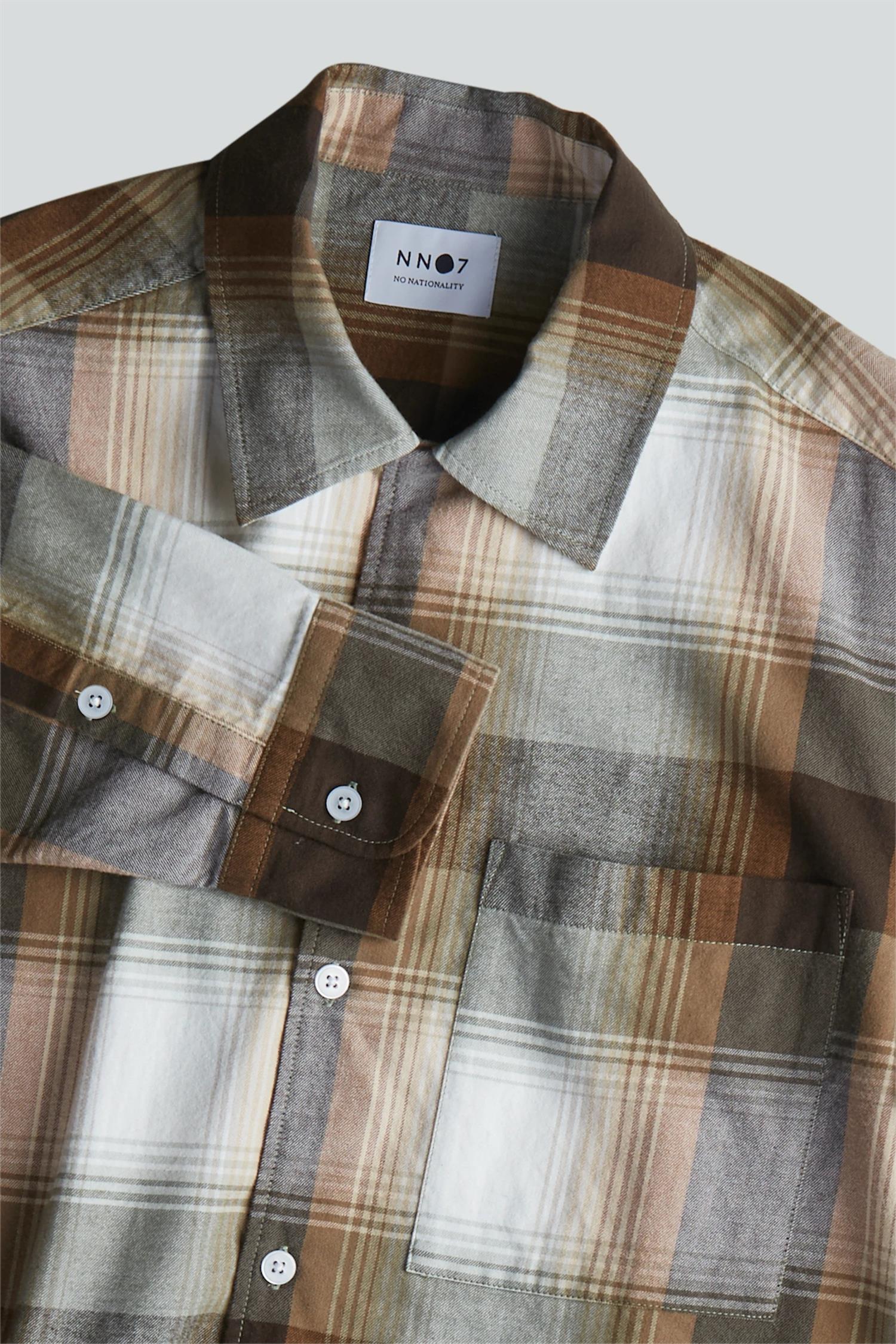 JULIO 5291 REGULAR COTTON CHECKERED OVERSHIRT