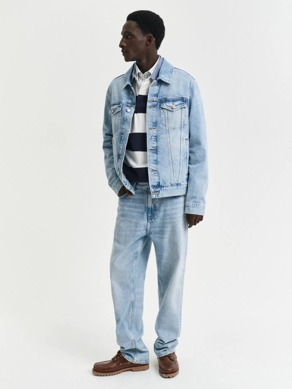 CHAMBRAY STRIPE RUGGER