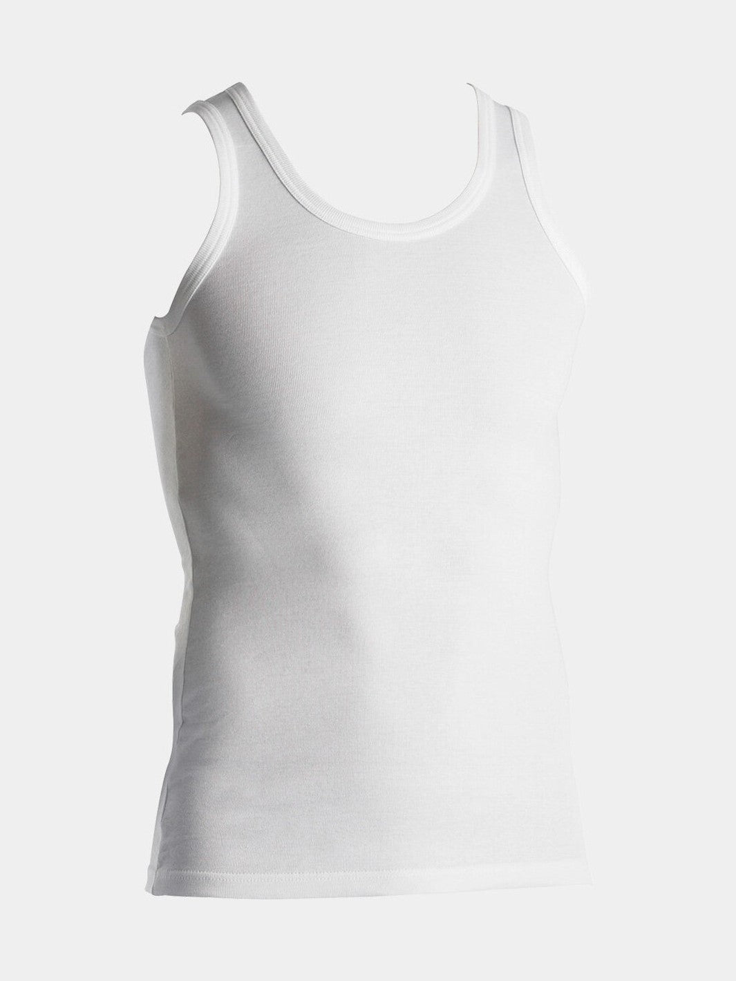 SINGLET RIB ØKOLOGISK BOMULL