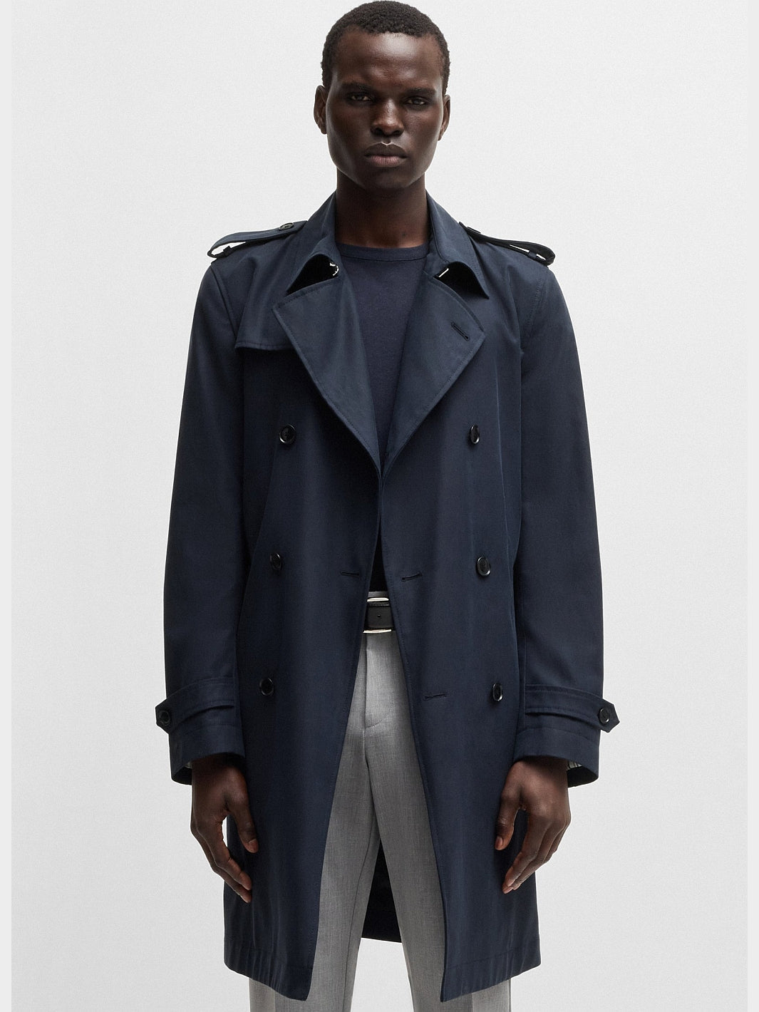 SLIM-FIT TRENCH COAT