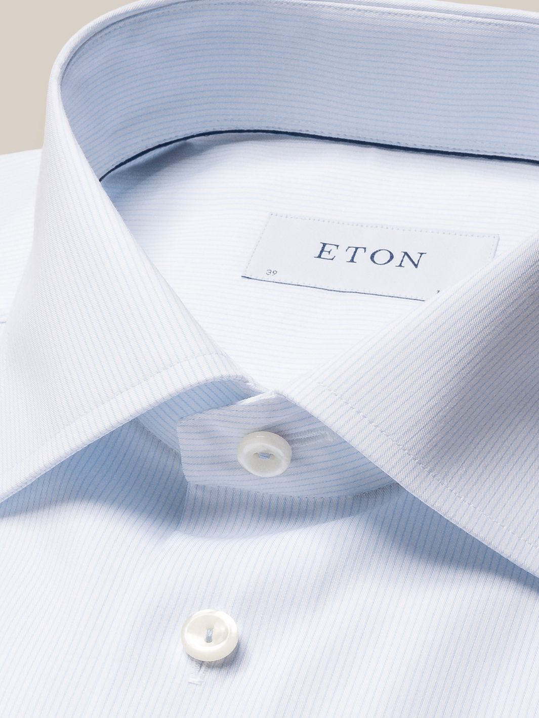 CONTEMPORARY FINE STRIPED TWILL SHIRT