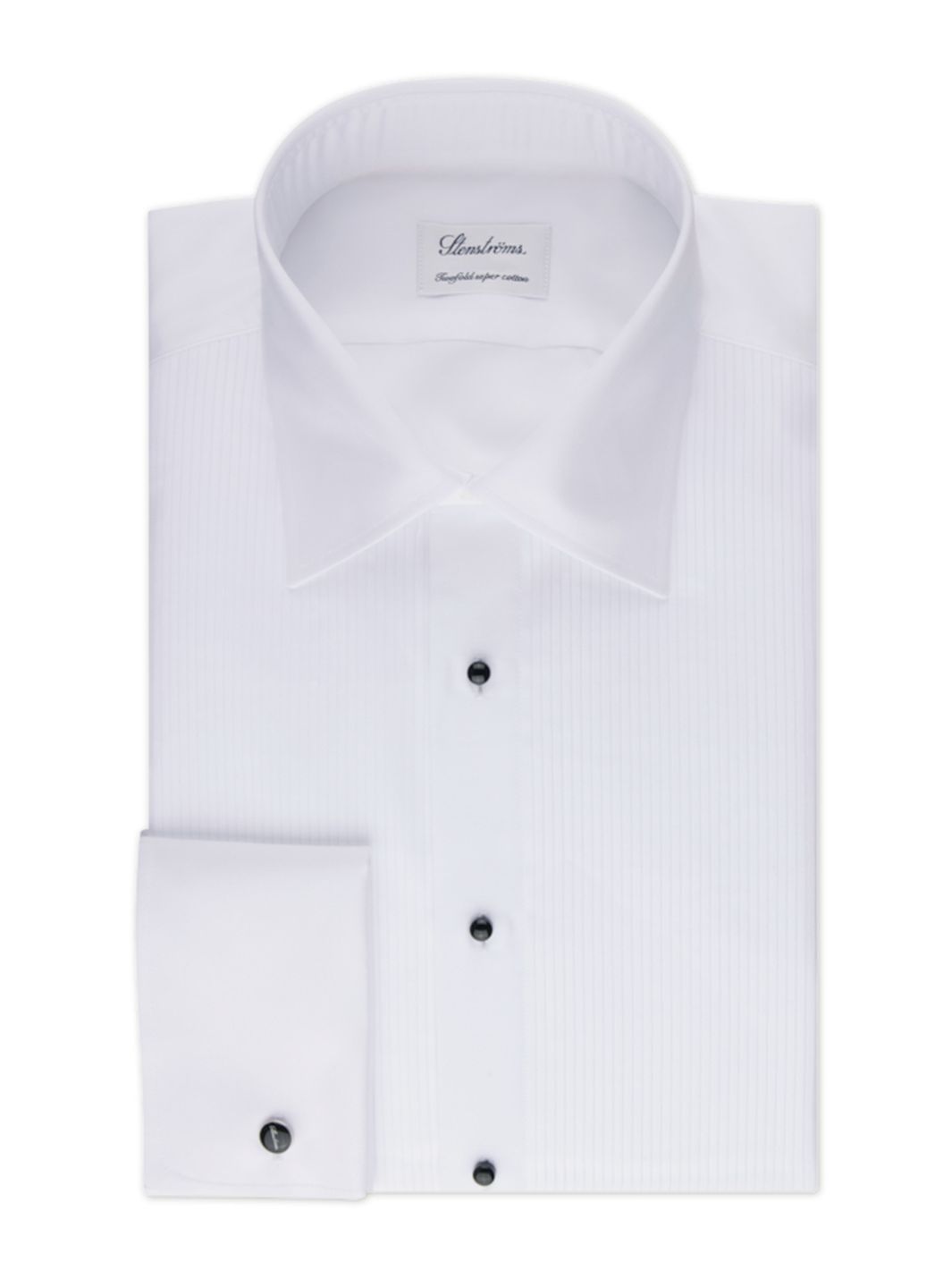 SLIMLINE SMOKINGSKJORTE EGNE KNAPPER