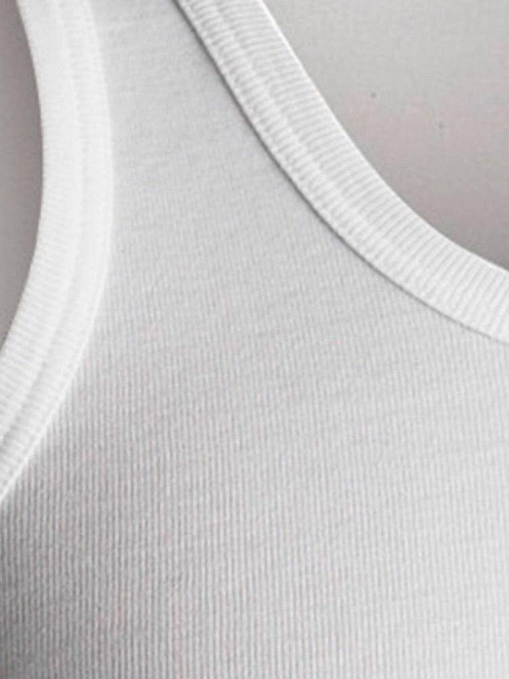 SINGLET RIB ØKOLOGISK BOMULL