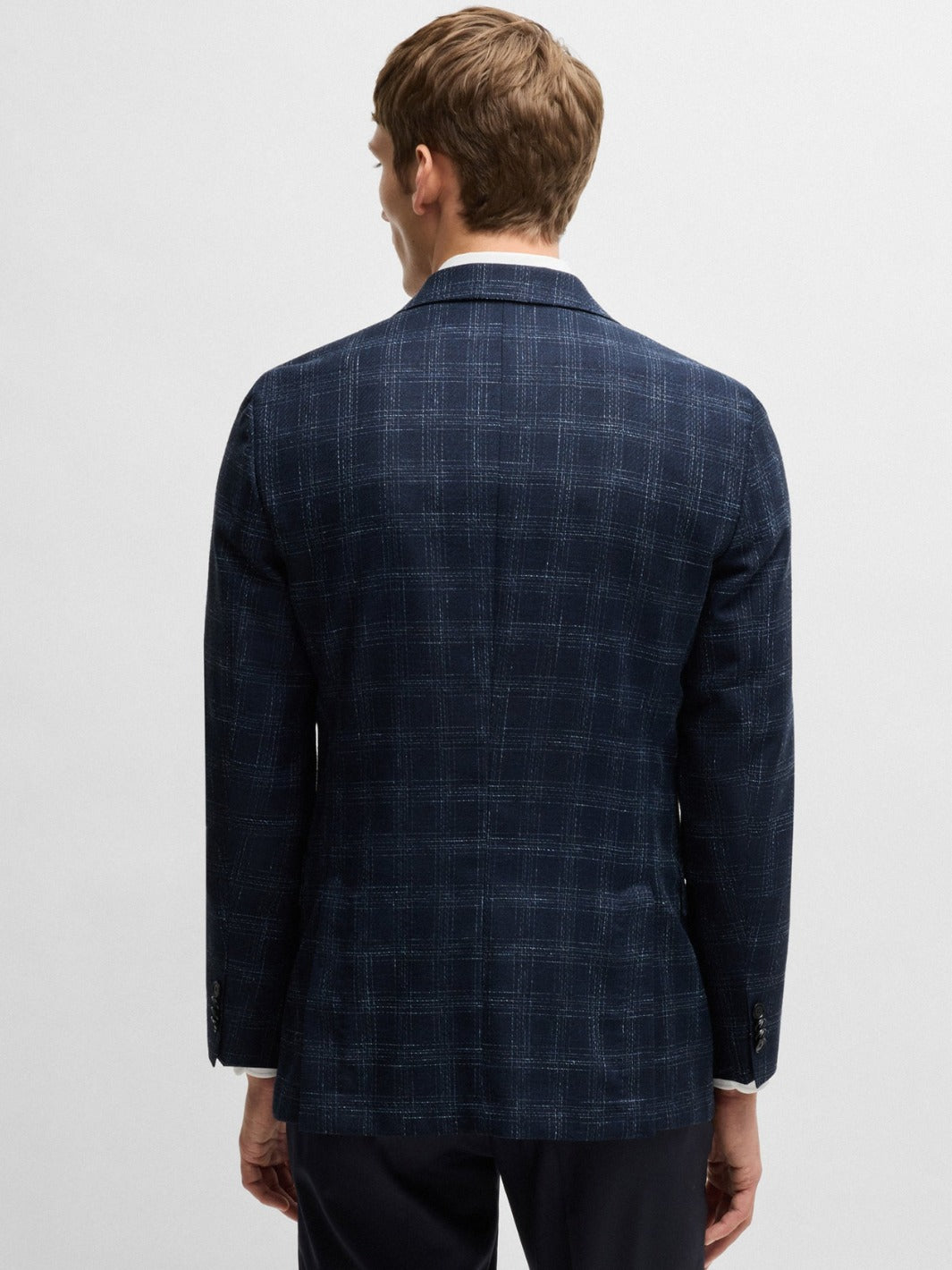 CHECKED WOOL JACKET