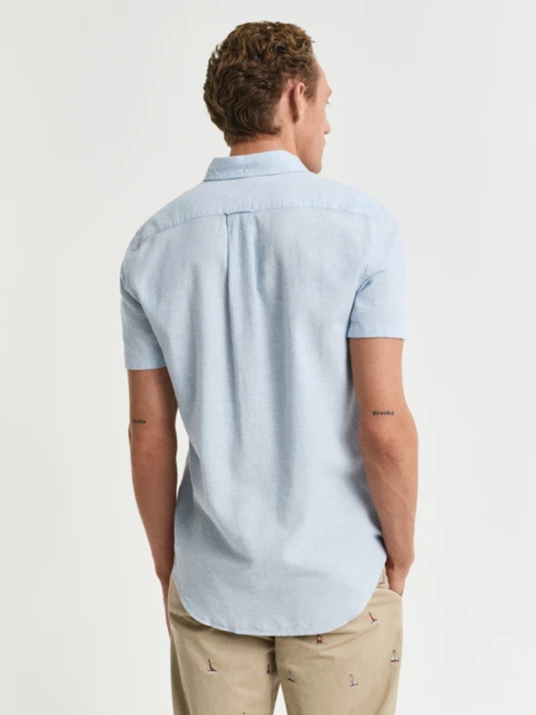 COTTON/LINEN SS SHIRT