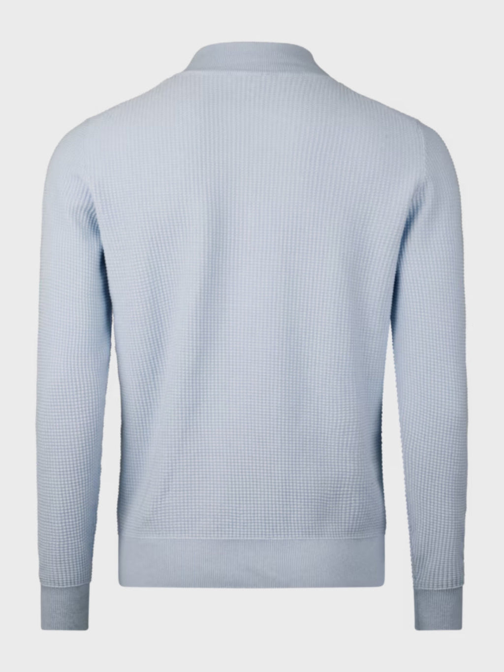 TEXTURED HALF-ZIP SWEATER