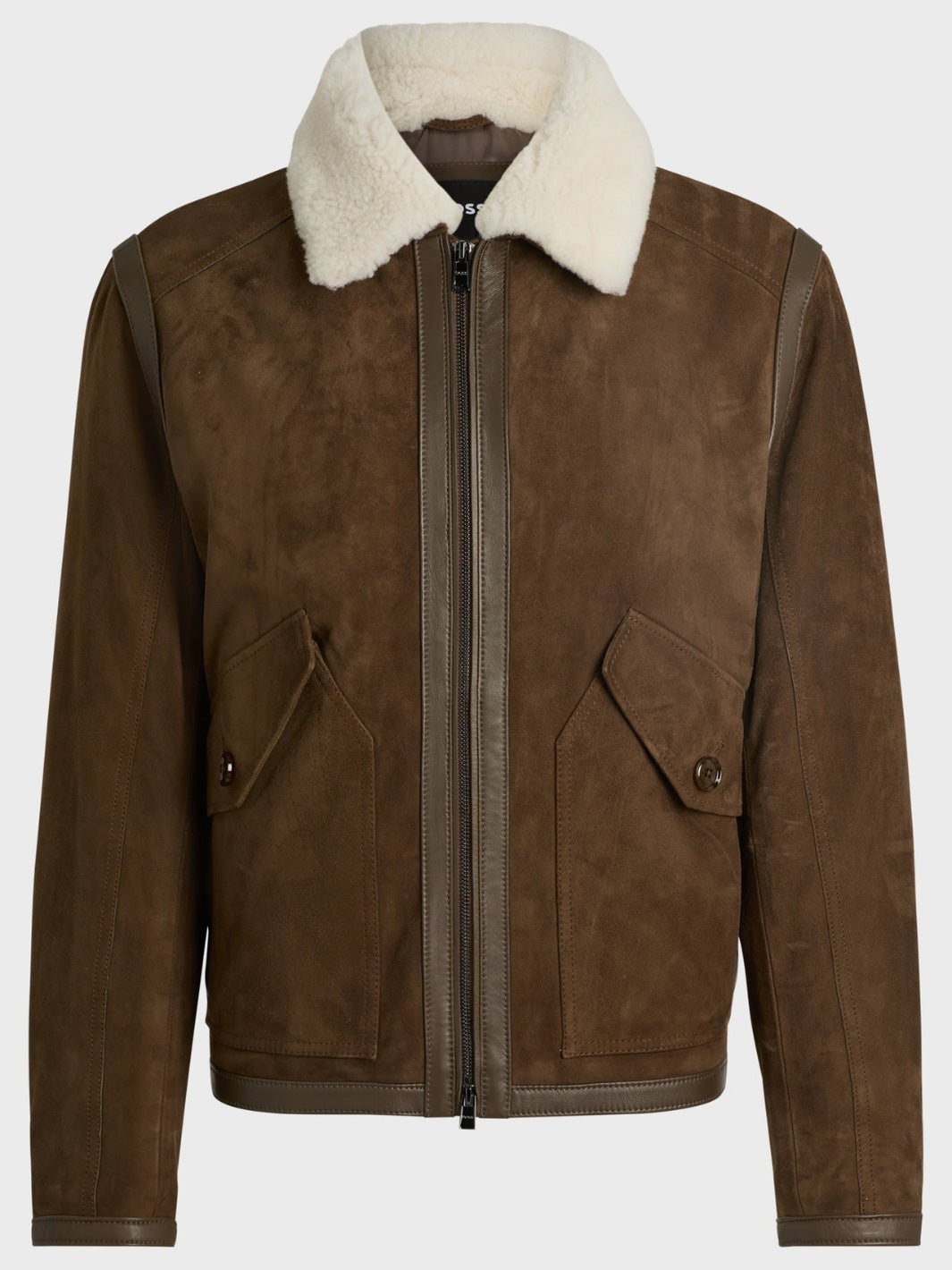 REGULAR-FIT SUEDE JACKET