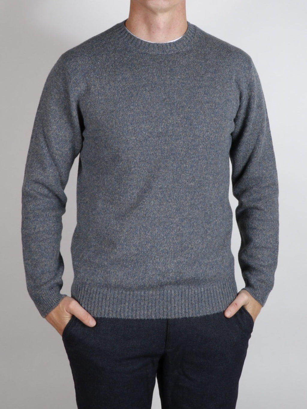 ALPACA YAK CREW NECK SWEATER