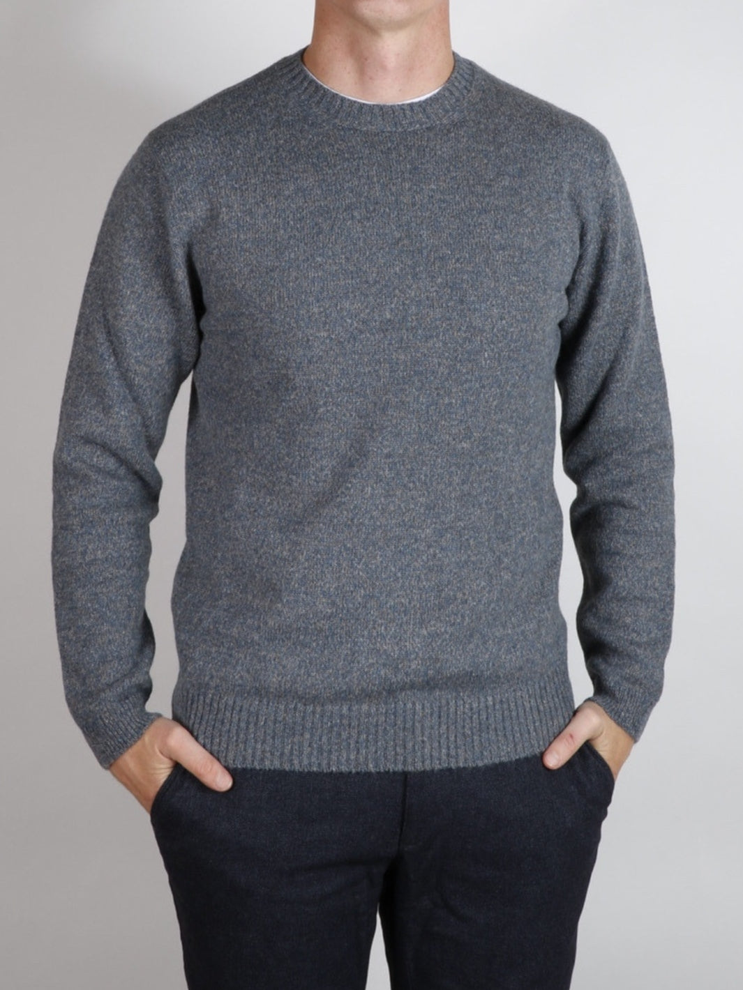 ALPACA YAK CREW NECK SWEATER